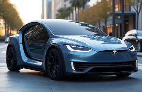 Taxi tự lái Tesla lộ diện trên đường, ấn định thời điểm ra mắt