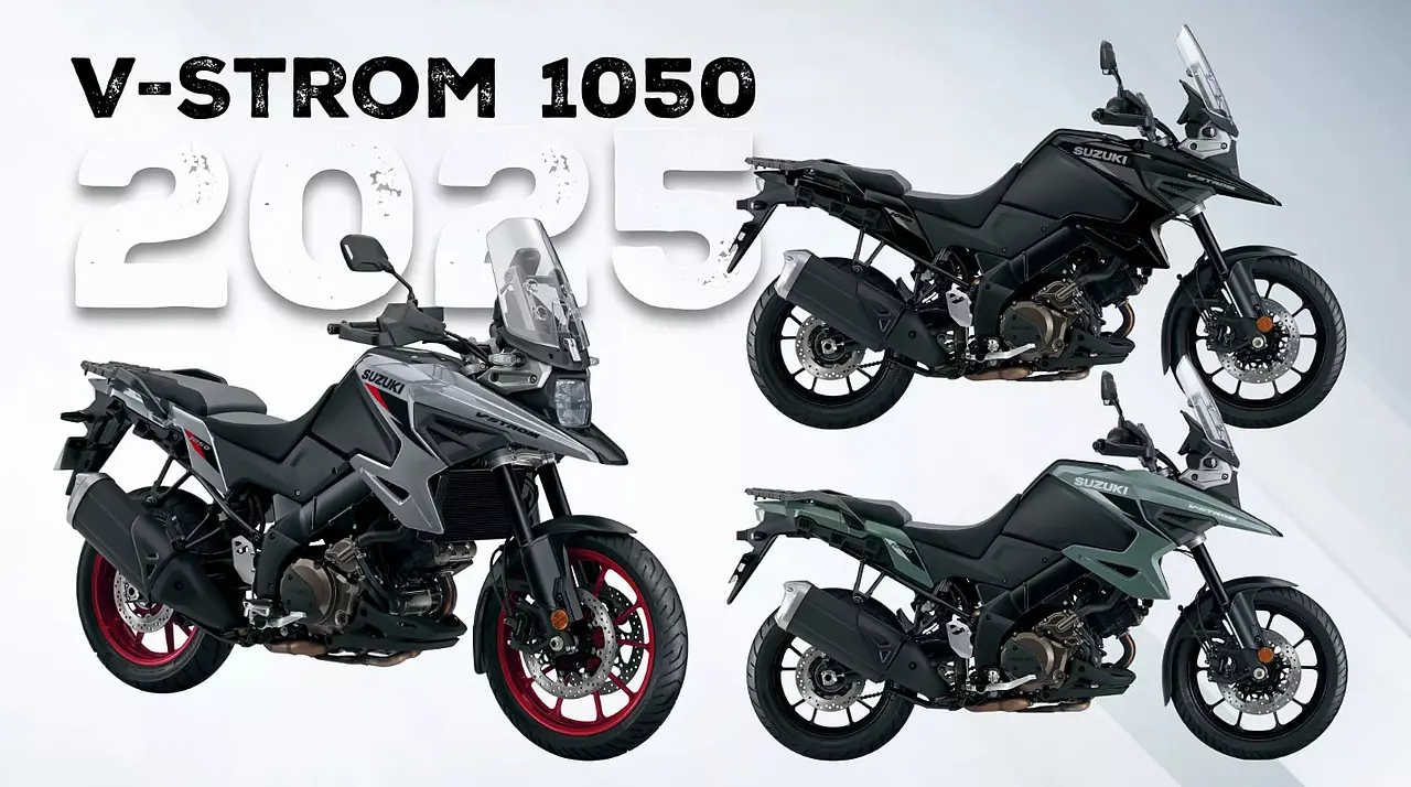 Bộ đôi Suzuki V-Strom nổi bật với màu sắc mới
